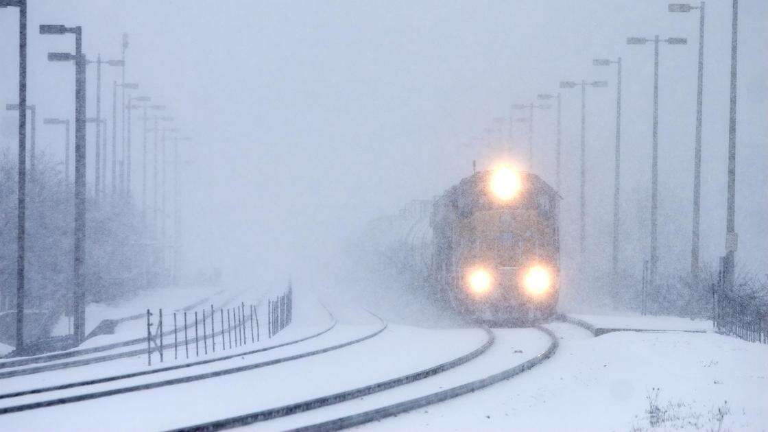 Курсирование поезда отменили из-за непогоды в Жамбылской области