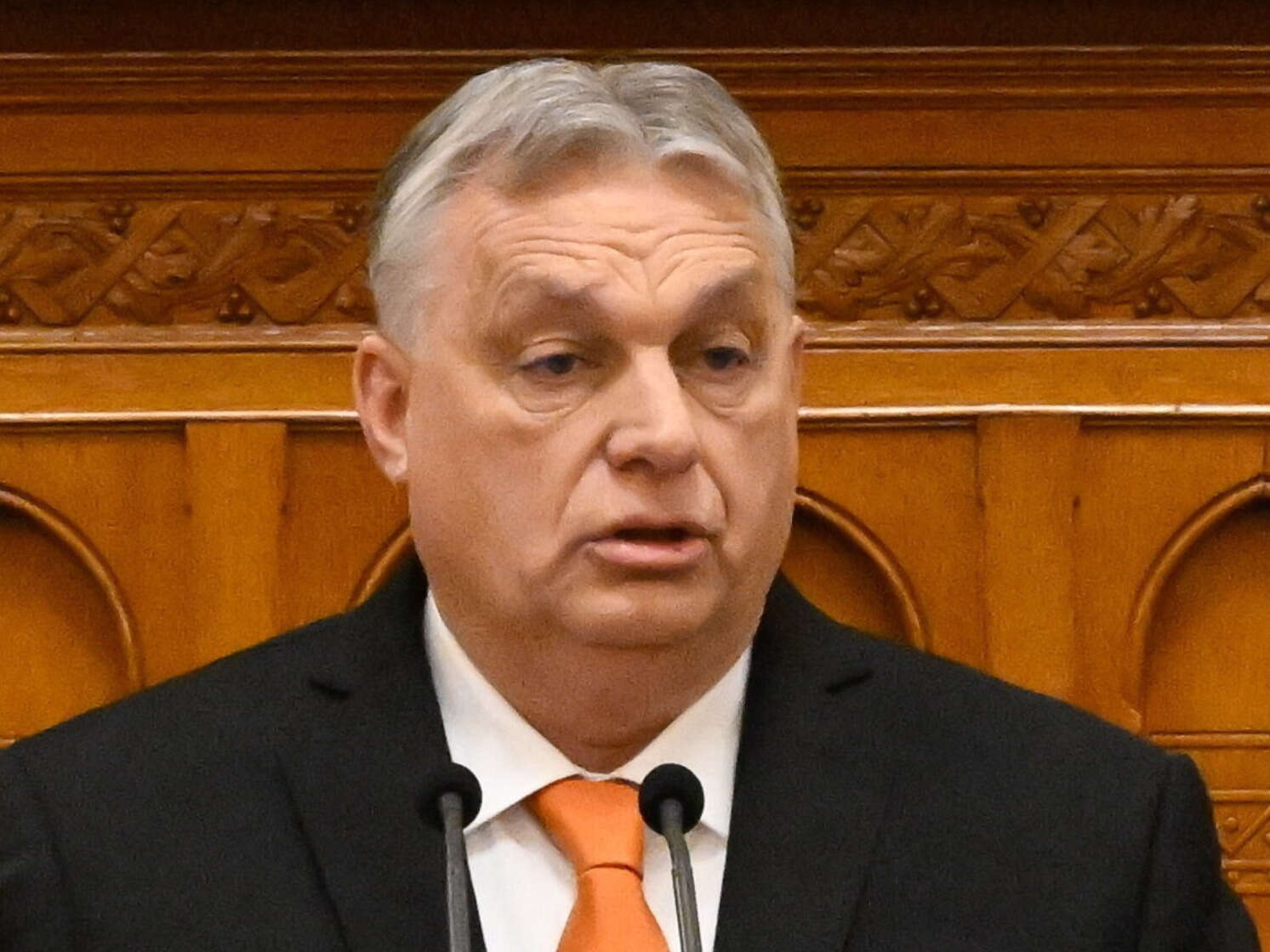 Minuta ciszy ku czci Nawalnego. Orbán ani myślał wstać