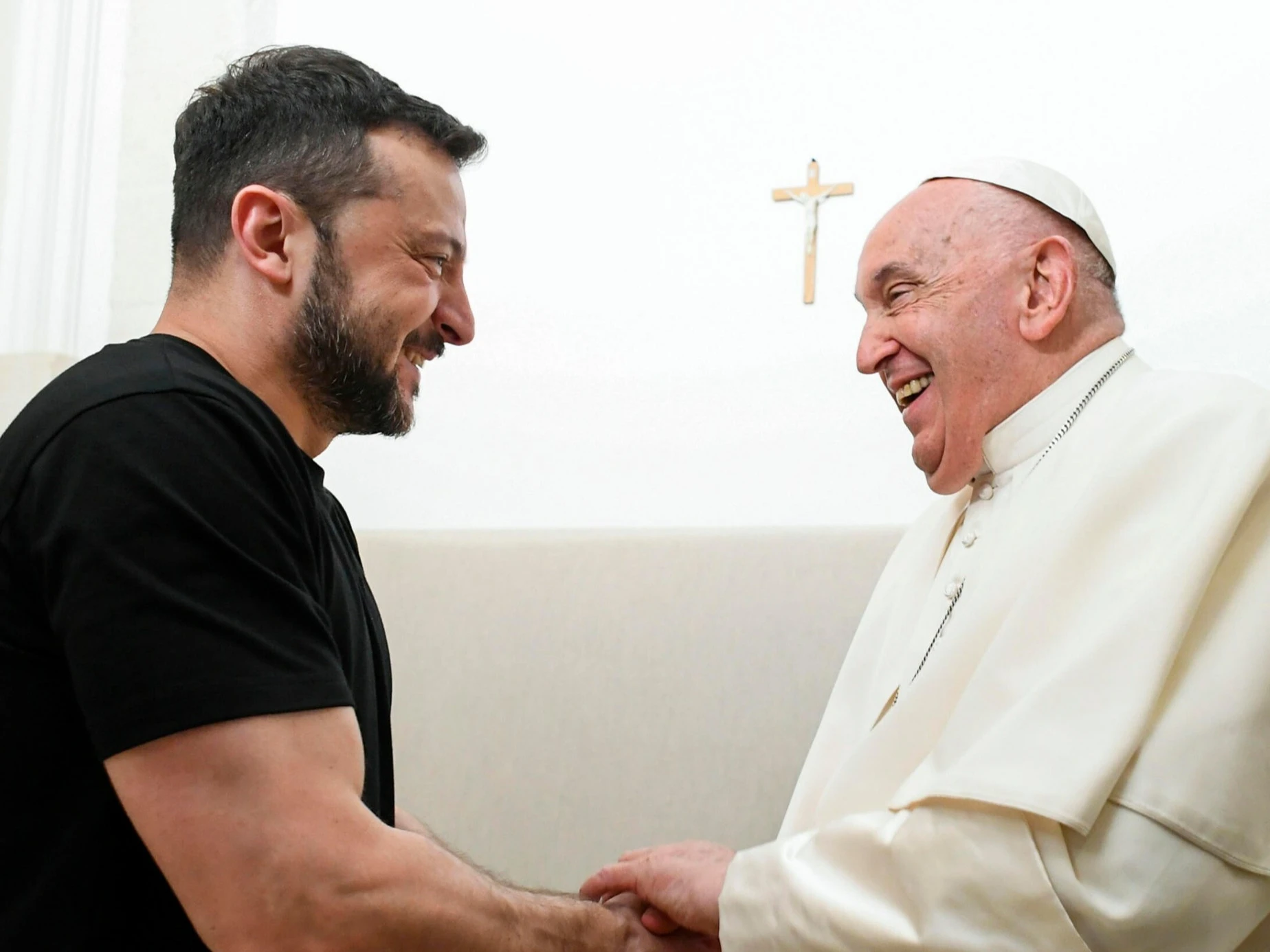 Spotkanie Zełenskiego i Franciszka. „Poinformowałem papieża o konsekwencjach”