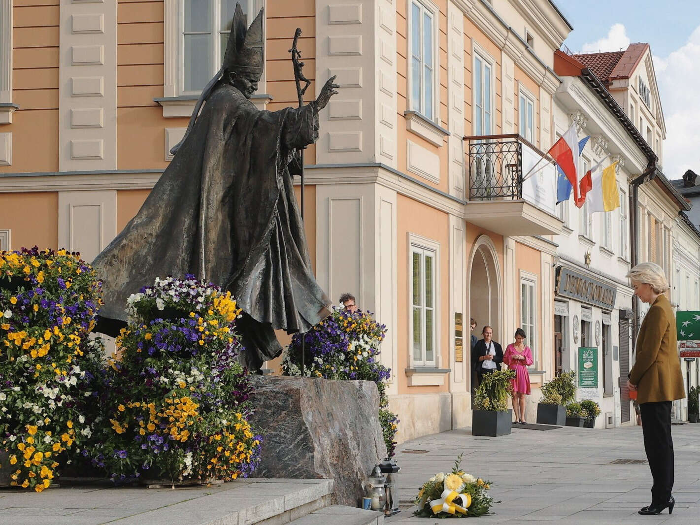 Szefowa KE odwiedziła dom Jana Pawła II. „Zawsze będę pamiętać jego mszę”