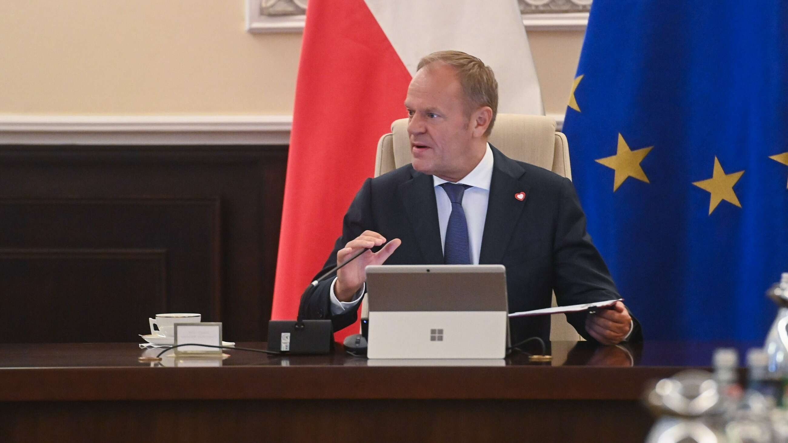 Tusk kibicował reprezentacji, dostał kontrę. „Ten zawsze zapeszy”