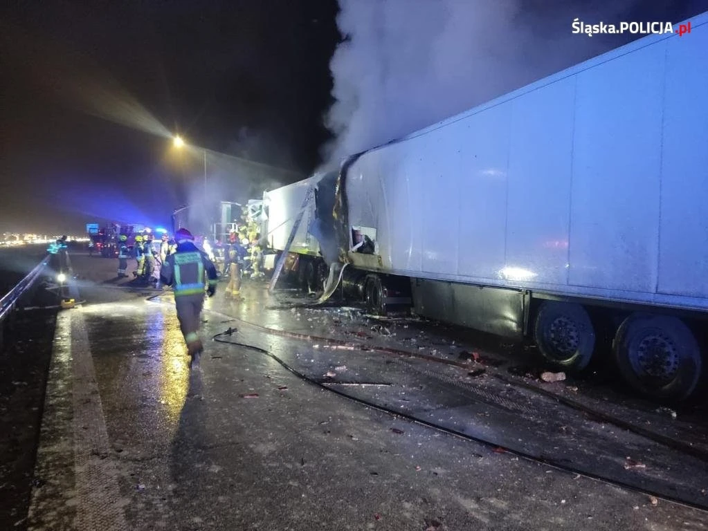 Feralny dzień na autostradzie A1. Trzy wypadki i trzy kolizje