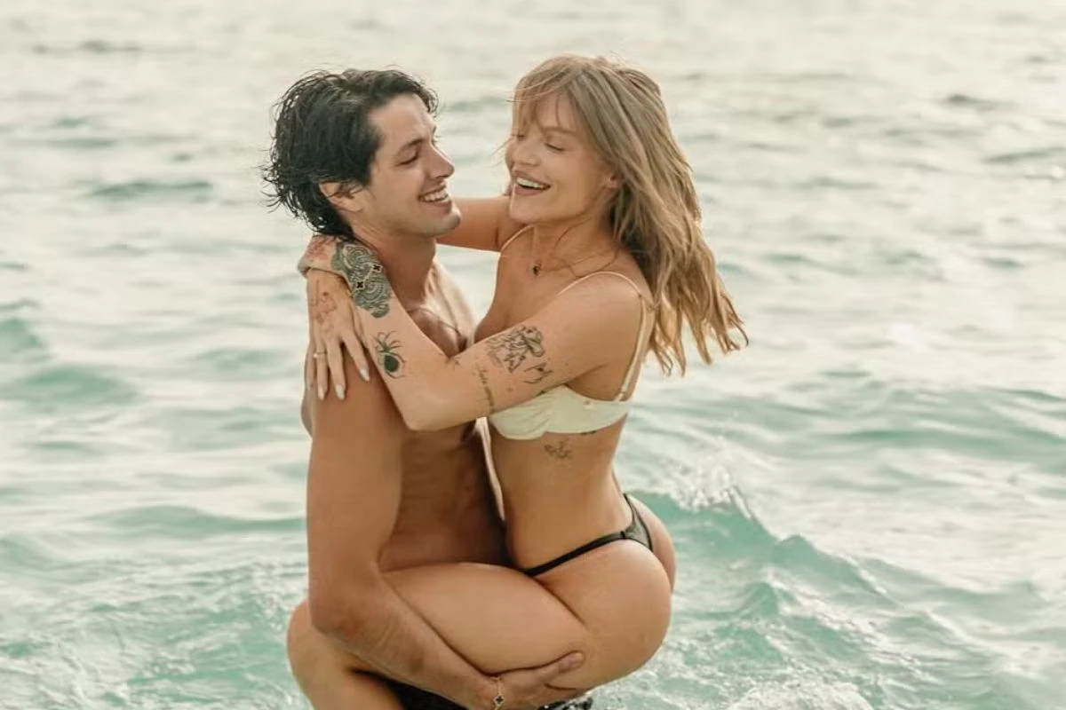 Luísa Sonza aparece em fotos raras ao lado do namorado e se declara