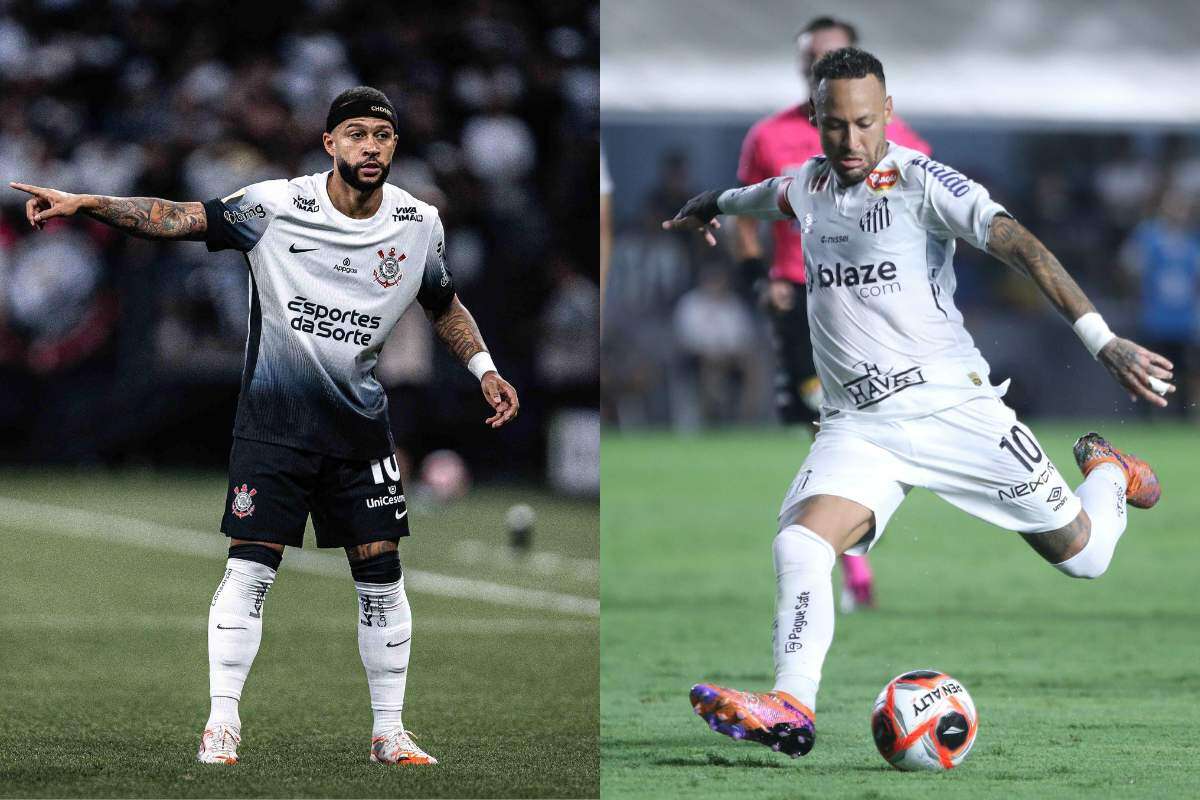 Corinthians x Santos marca duelo entre Memphis e Neymar; veja as odds