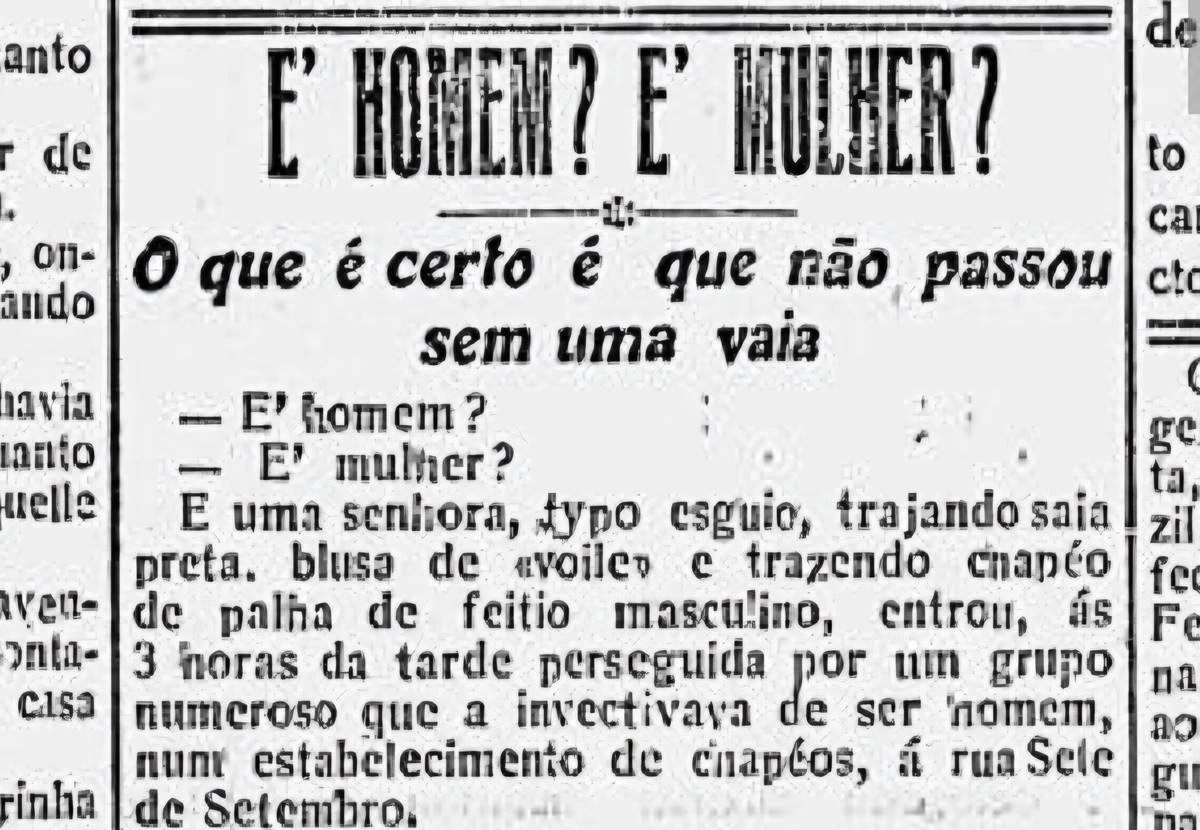 “É homem? É mulher”. Uma turba covarde e duas pessoas de coragem