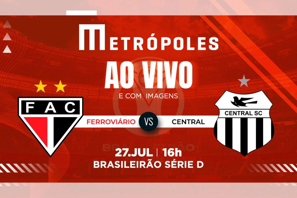 Série D: assista ao vivo e com imagens Ferroviário-CE e Central-PE