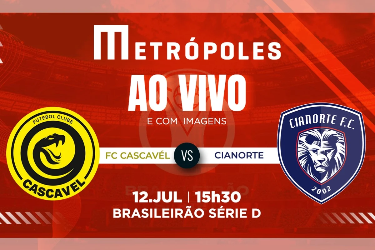 Série D: assista ao vivo e com imagens Cascavel-PR x Cianorte-PR