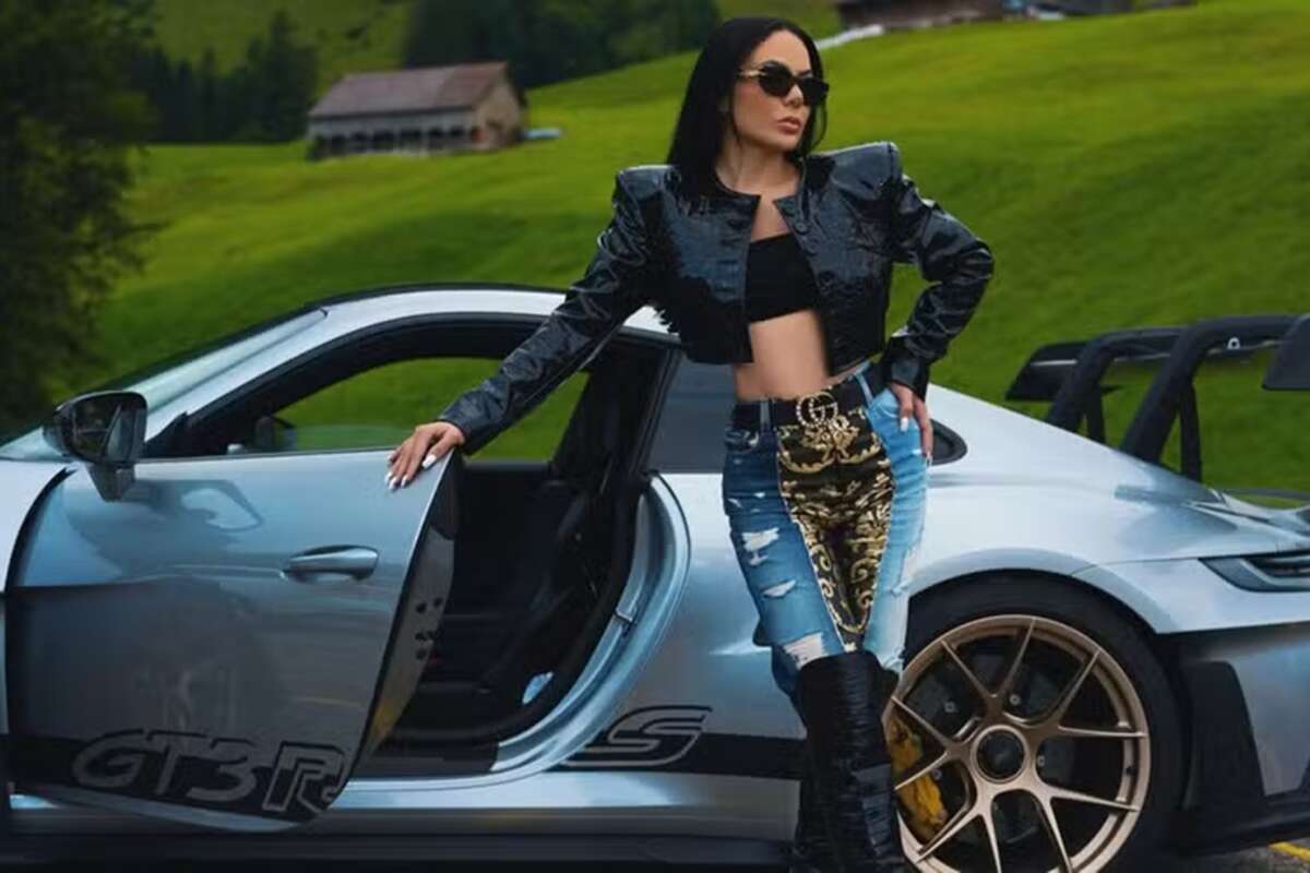 Miss brasileira quebra paradigmas e expõe paixão por carros esportivos