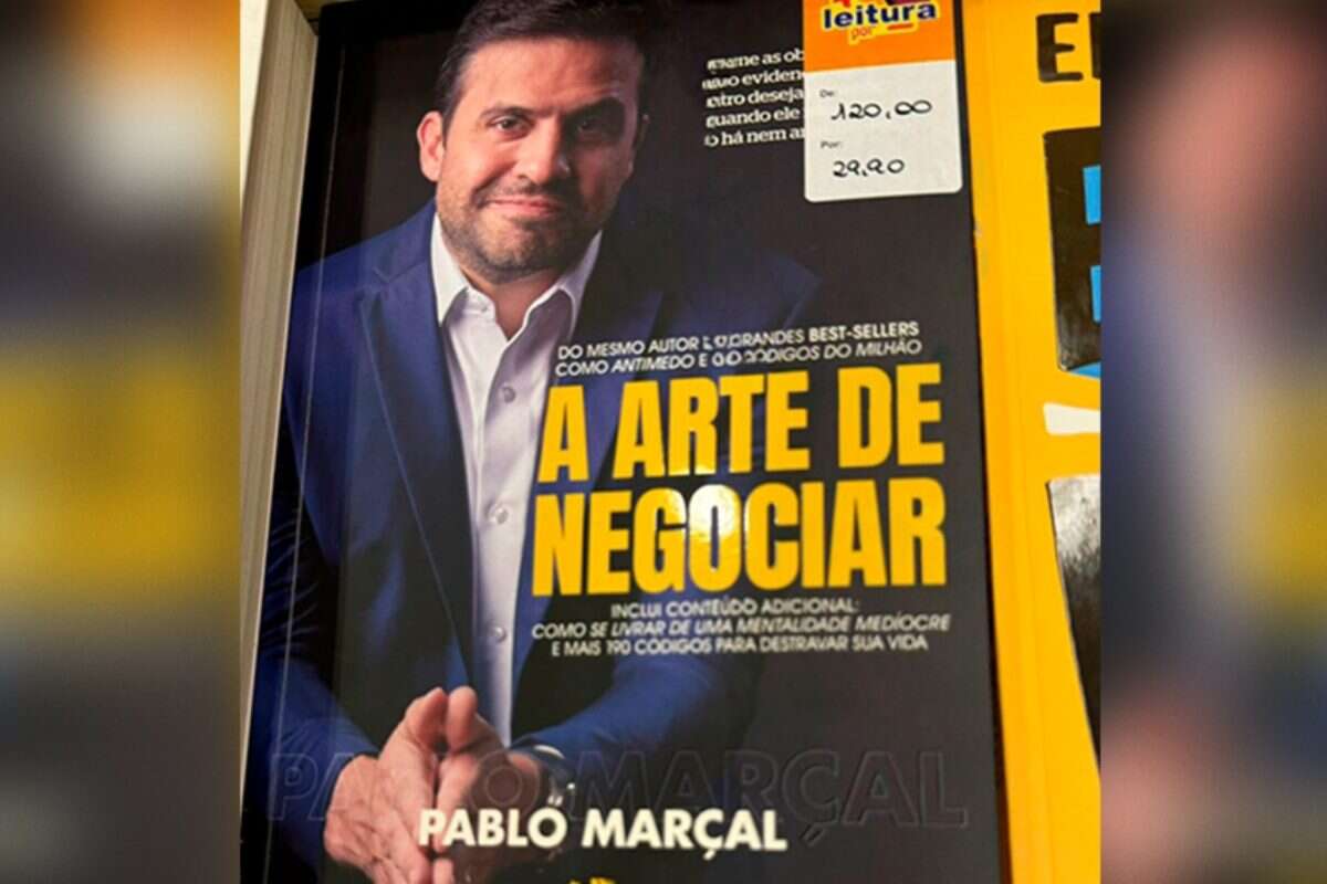 Livro de Marçal cai de R$ 120 para R$ 29,90 em livraria no RJ