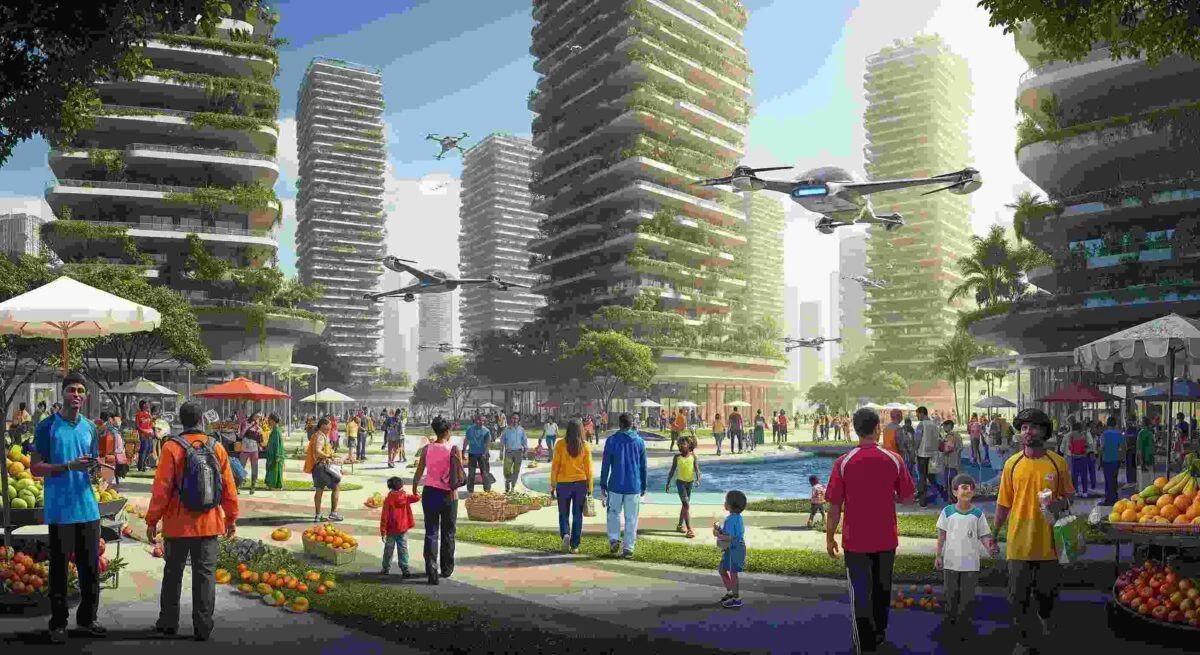Mais perto de 2050 do que de 2000: IA diz como será o Brasil no futuro