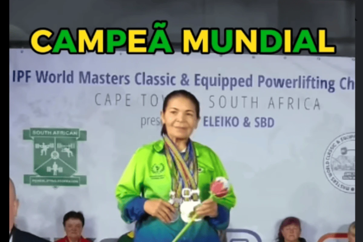 Moradora de SP vence campeonato mundial de levantamento de peso 60+