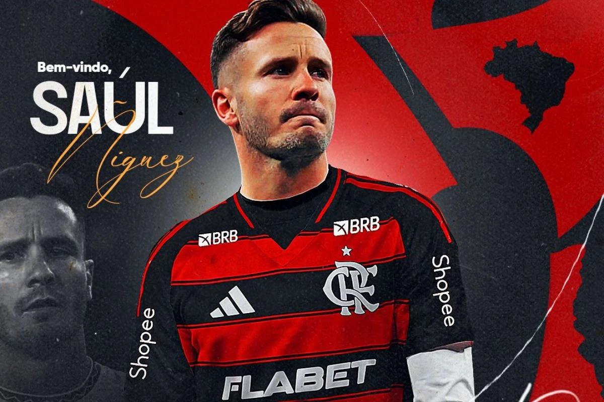 Saúl manda mensagem em português para torcida do Flamengo. Leia