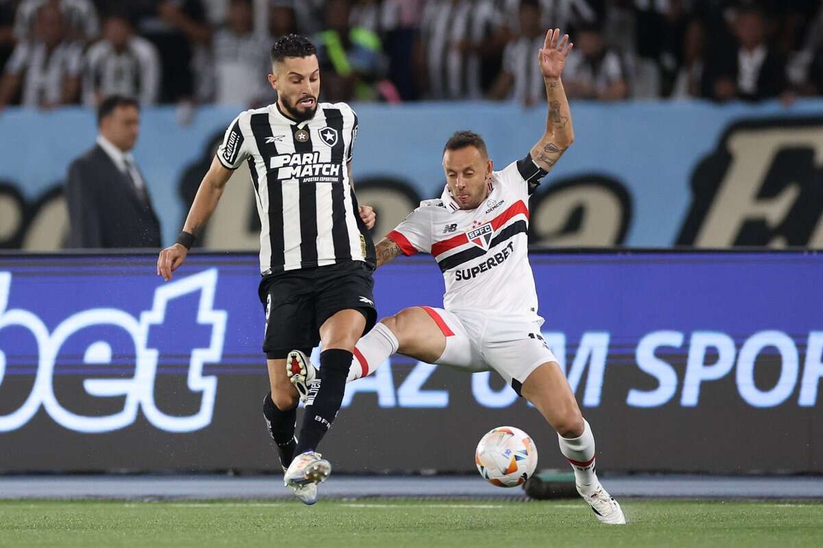 Antes de jogos no DF, Botafogo e São Paulo empatam pela Libertadores