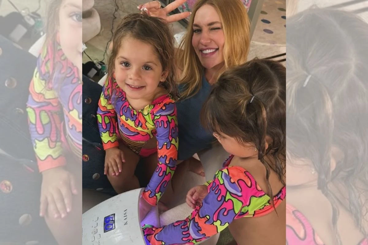 Filhas de Virginia fazem unha em cabine; dermatos alertam sobre riscos