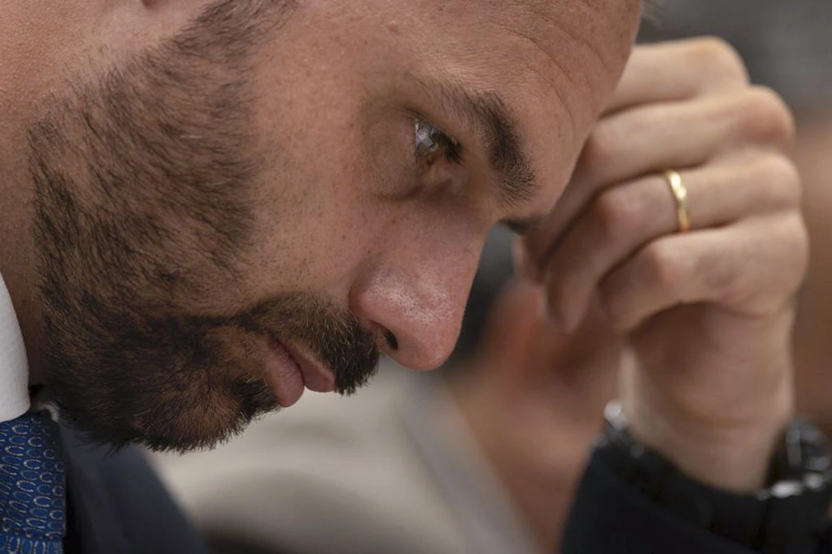 Eduardo Bolsonaro: “Só volto para Brasil quando Moraes for sancionado”