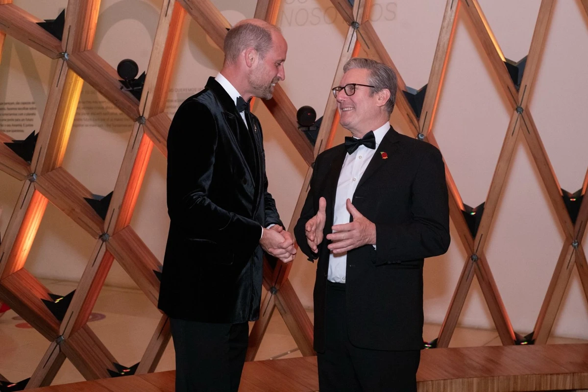 Primeiro-ministro do Reino Unido veio ao Brasil para prêmio de William