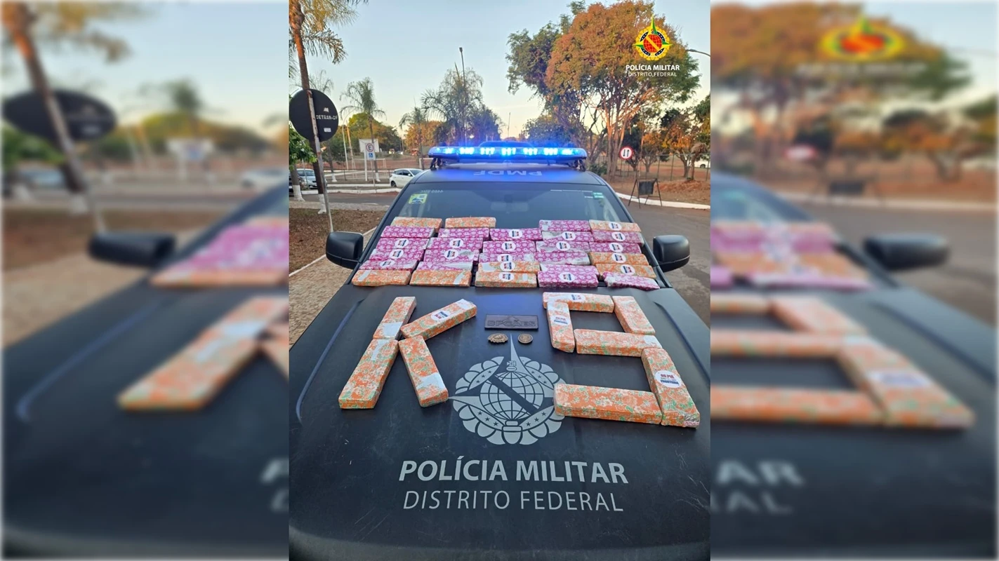 Grávida de 3 meses, mulher é presa com 39 tabletes de maconha no DF
