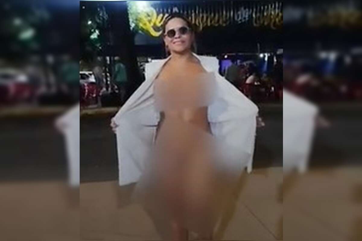 “Peladona do blazer” que fez striptease perto de DP é atriz pornô