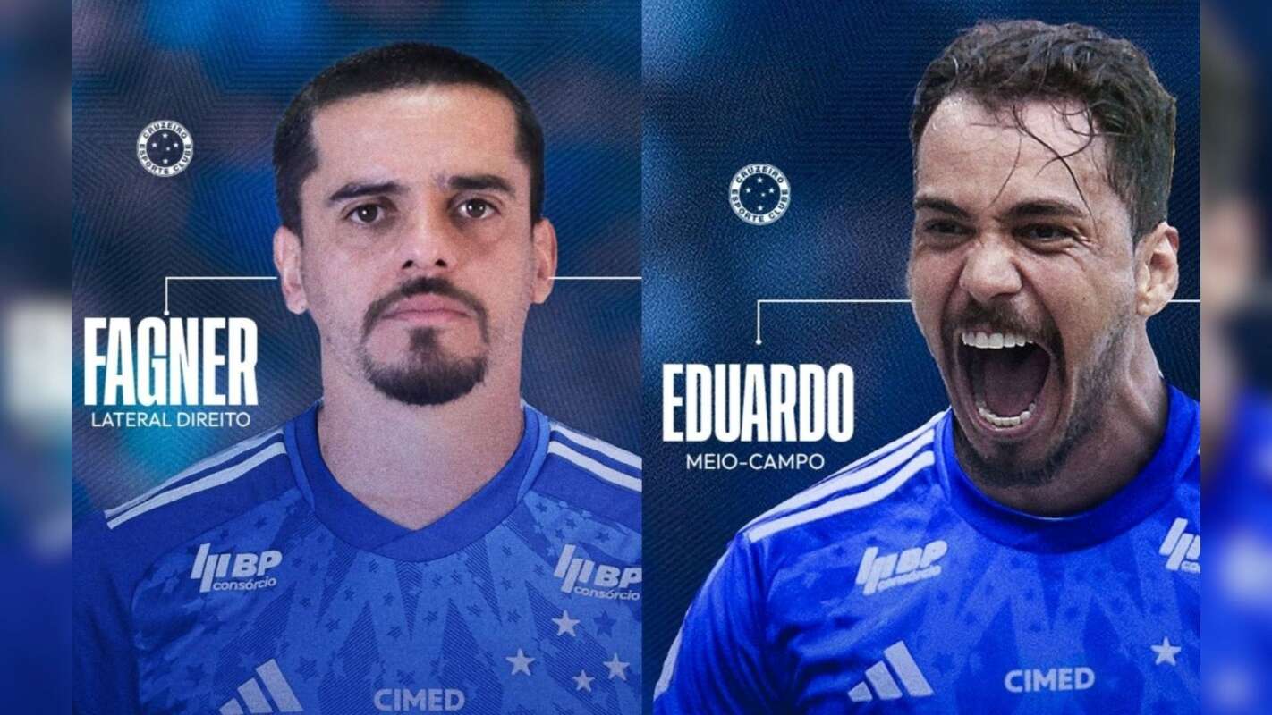 Antes de vir ao DF, Cruzeiro anuncia contratações de Fágner e Eduardo