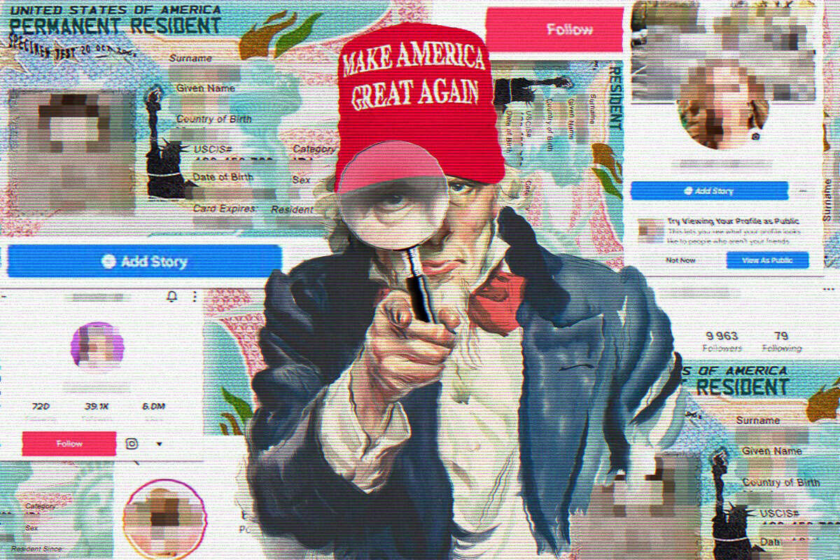 Uso de redes sociais coloca em risco Green Card nos EUA sob Trump