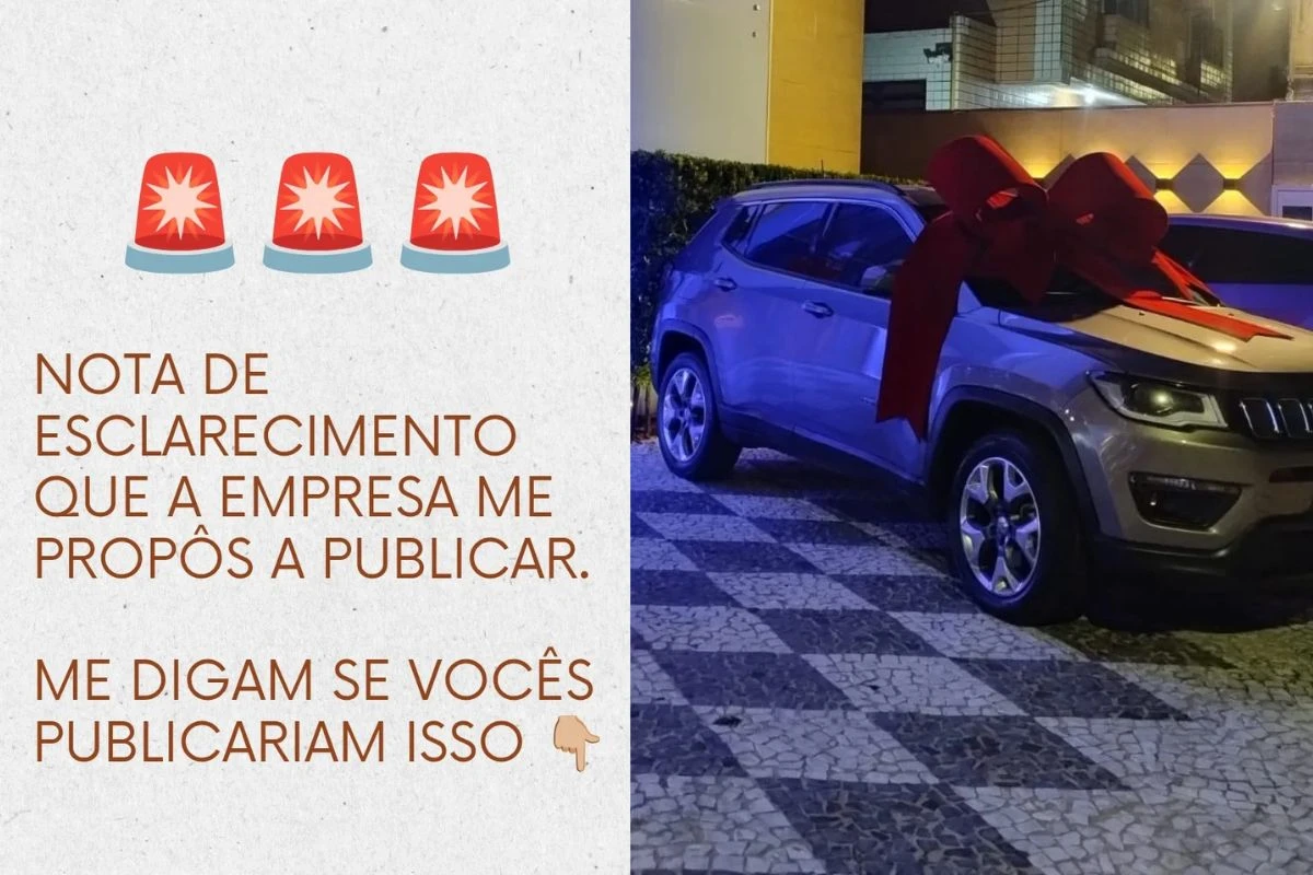Mulher que perdeu Jeep após demissão ironiza proposta de acordo