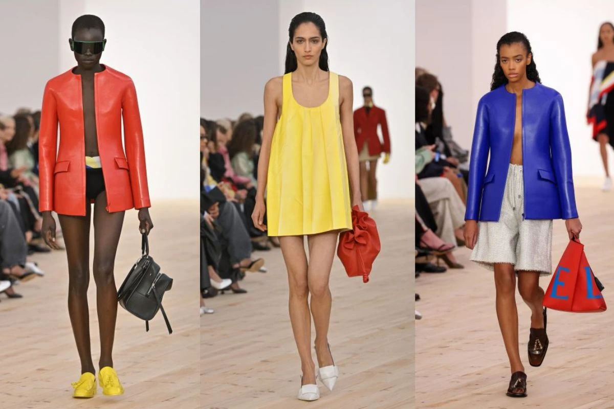 Blocos de cores primárias resgatam moda dos anos 1980 no verão 2026