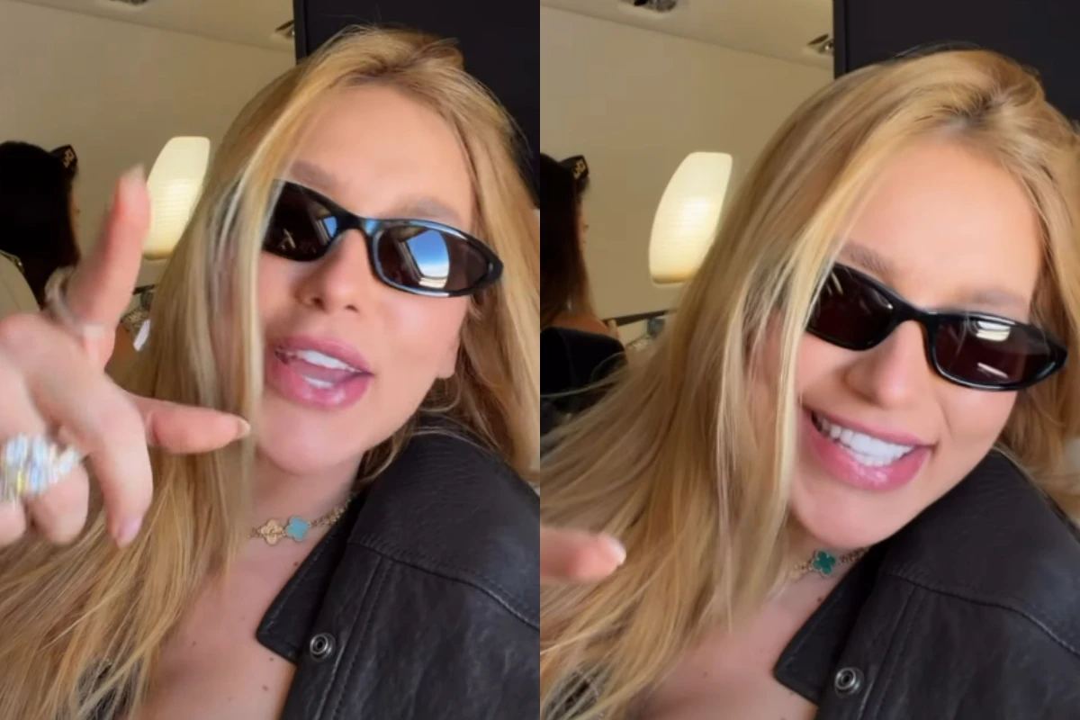 De volta ao Brasil, Virginia canta música sobre estar apaixonada