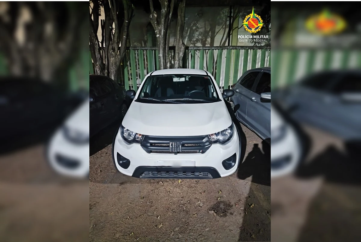 PMDF recupera carro que foi roubado durante corrida por aplicativo