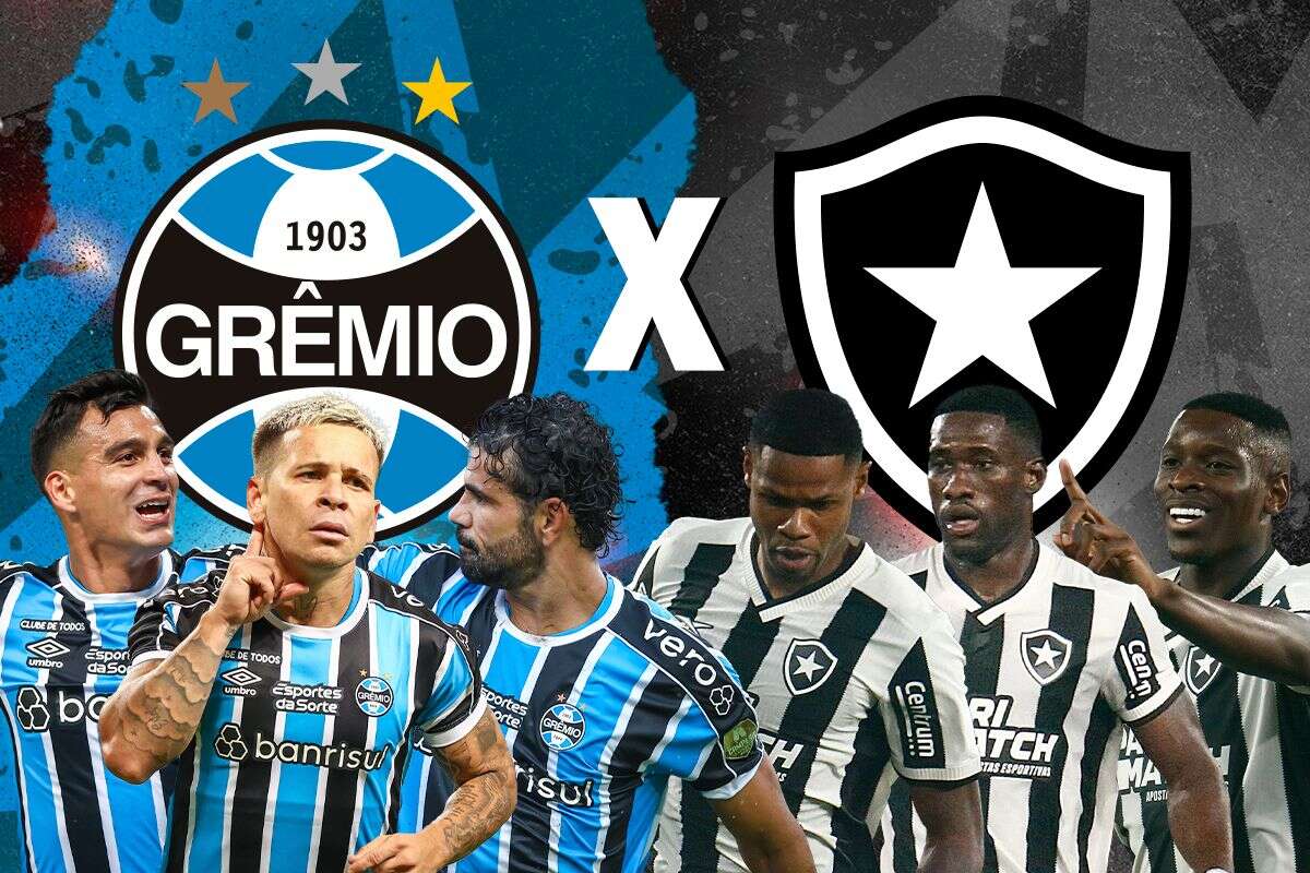 Em Cariacica, Grêmio e Botafogo fazem duelo equilibrado no Brasileirão