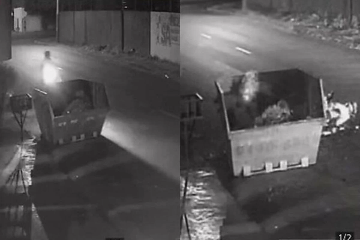 Motociclista morre ao bater em caçamba em Campo Grande (MS). Vídeo