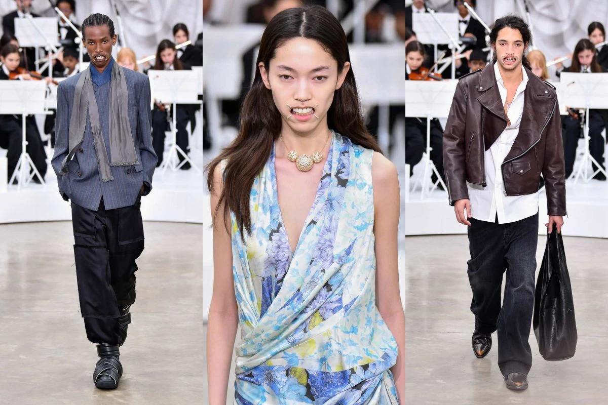 Acessório bucal bizarro da Maison Margiela é crítica à moda. Entenda