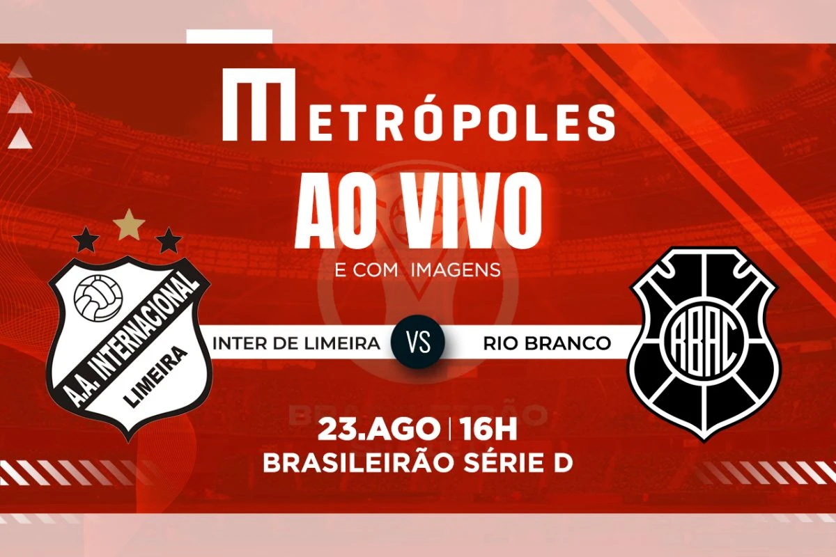 Série D: veja ao vivo e com imagens Inter Limeira-SP x Rio Branco-ES