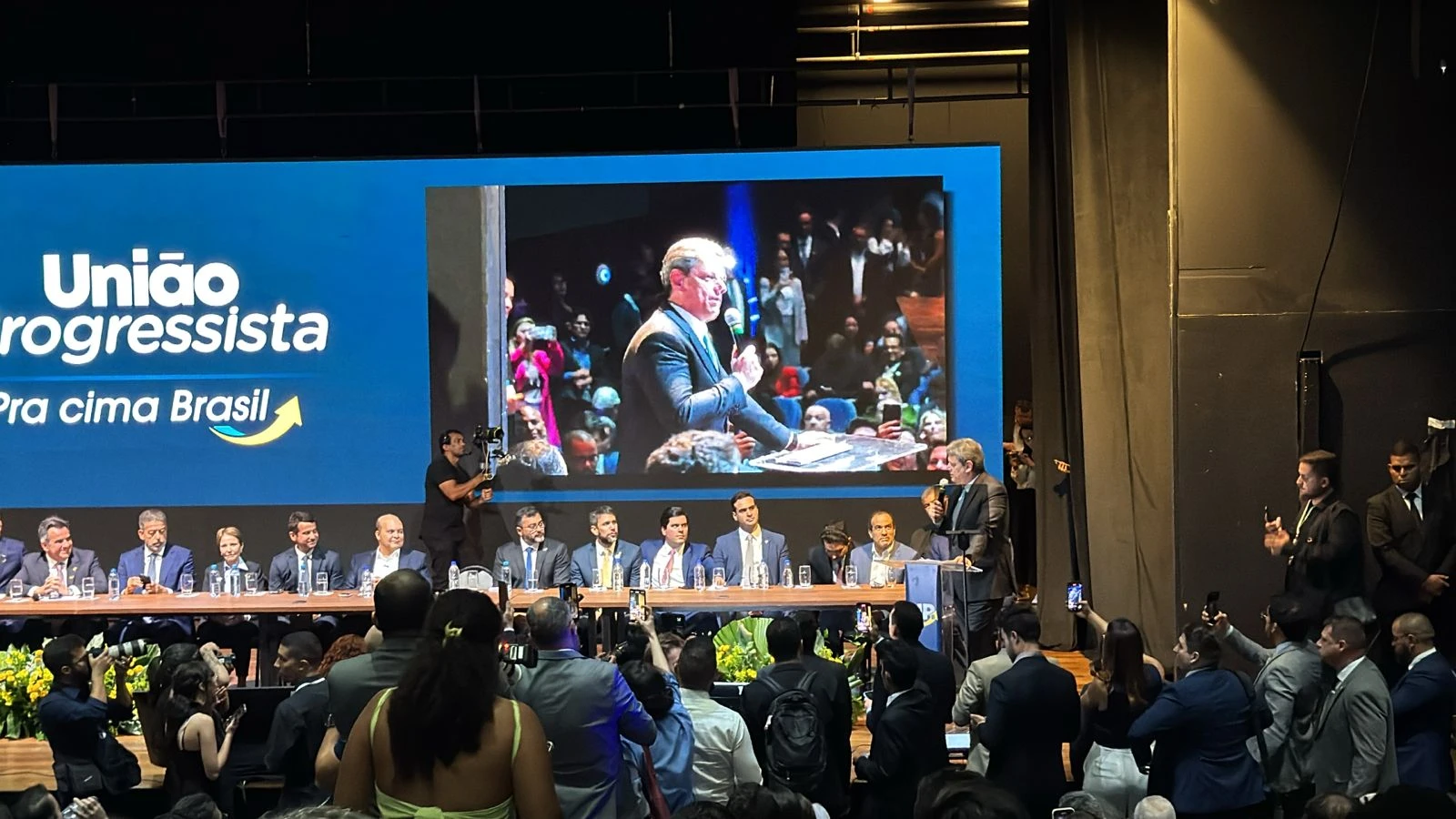 Evento da federação União-PP reúne de Ciro Gomes a Tarcísio e Valdemar