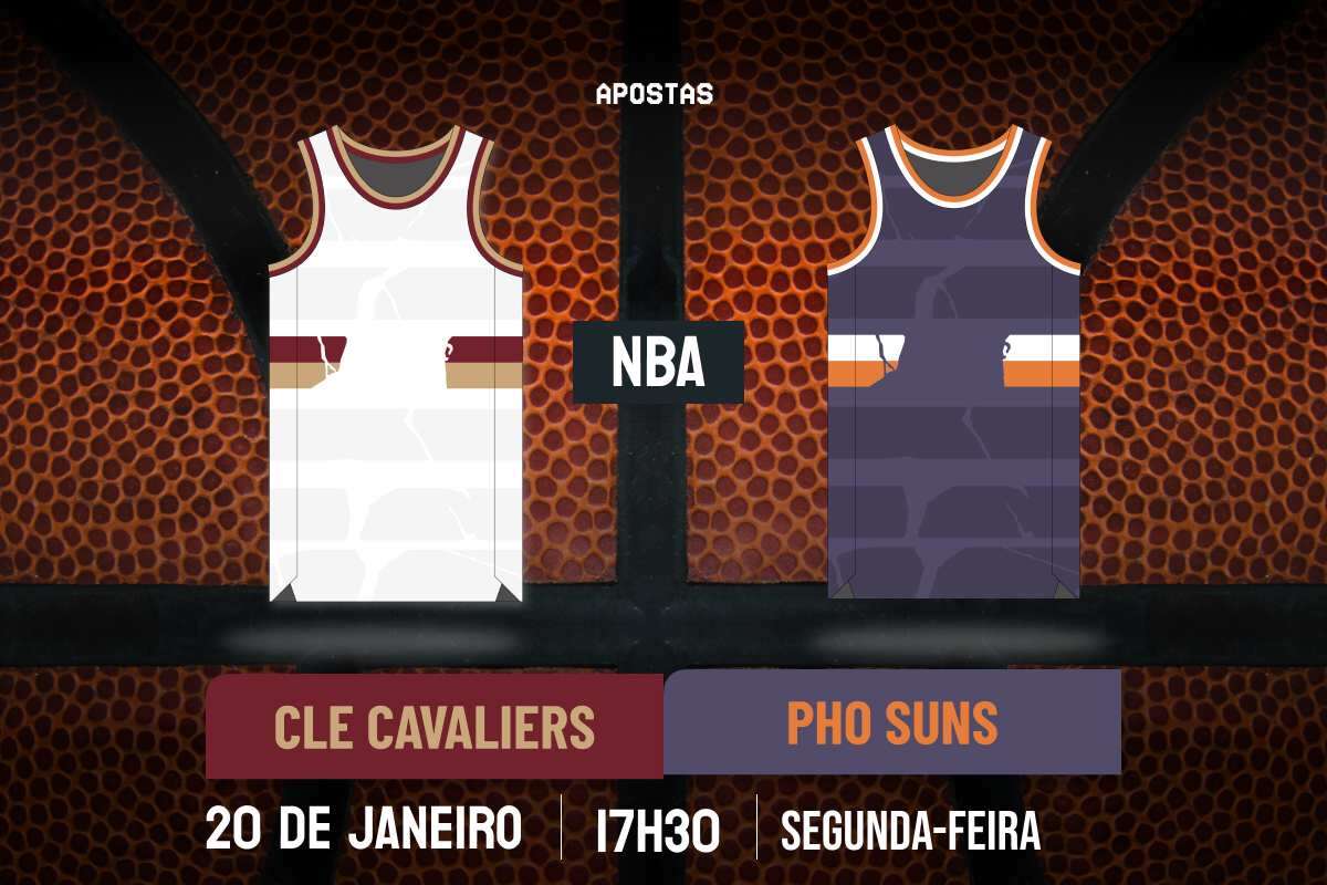 Palpite Cleveland Cavaliers x Phoenix Suns – NBA – 20/01/2025