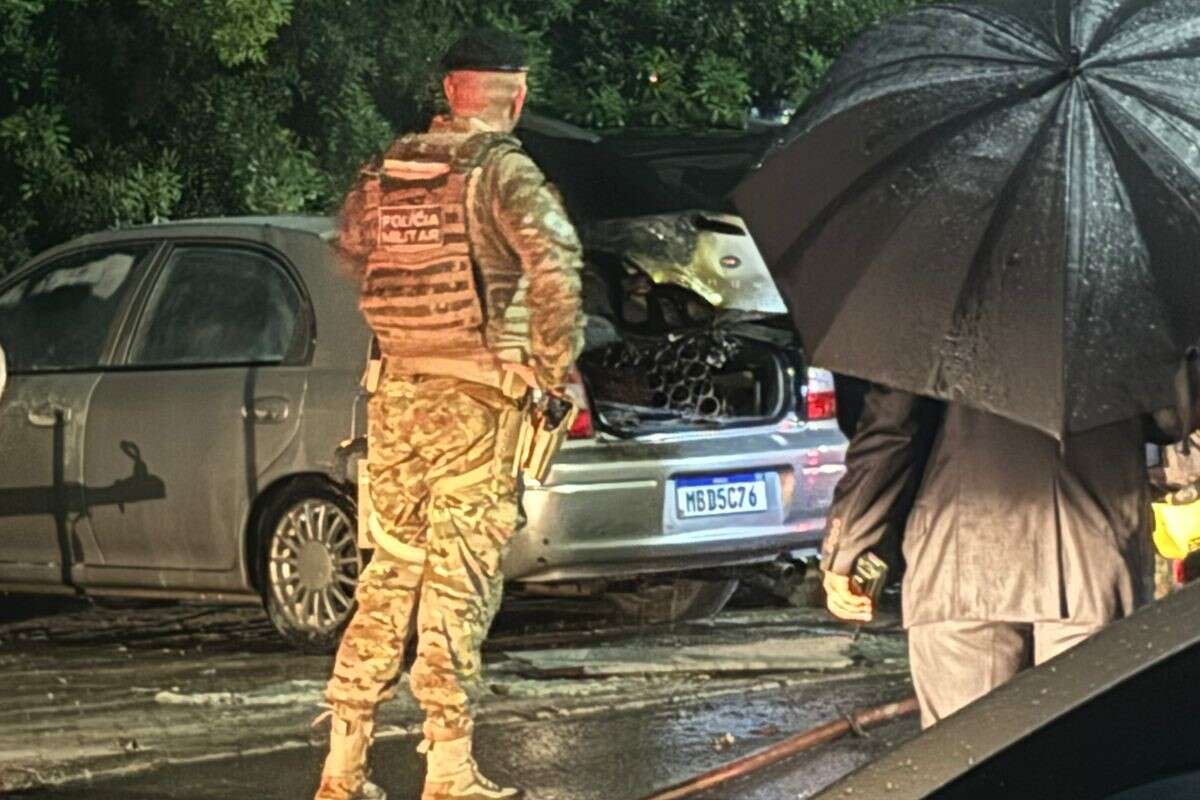 Carro que explodiu na Praça dos Três Poderes é de Santa Catarina