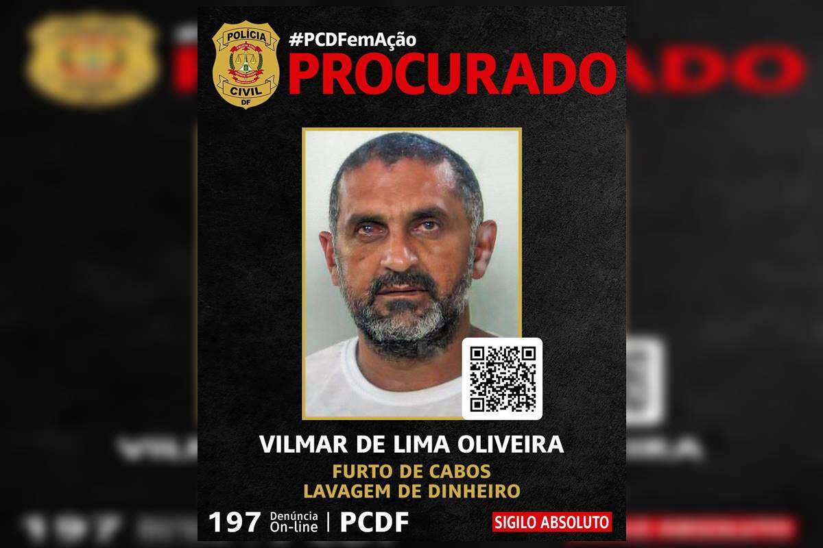 PCDF prende chefe de quadrilha que furtou R$ 5,8 milhões em cabos