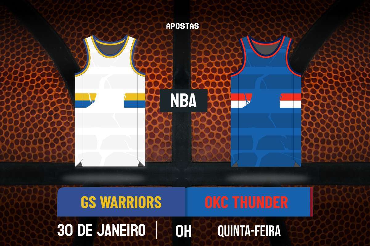 Palpite Golden State Warriors x Oklahoma City Thunder – NBA – 30/01/25