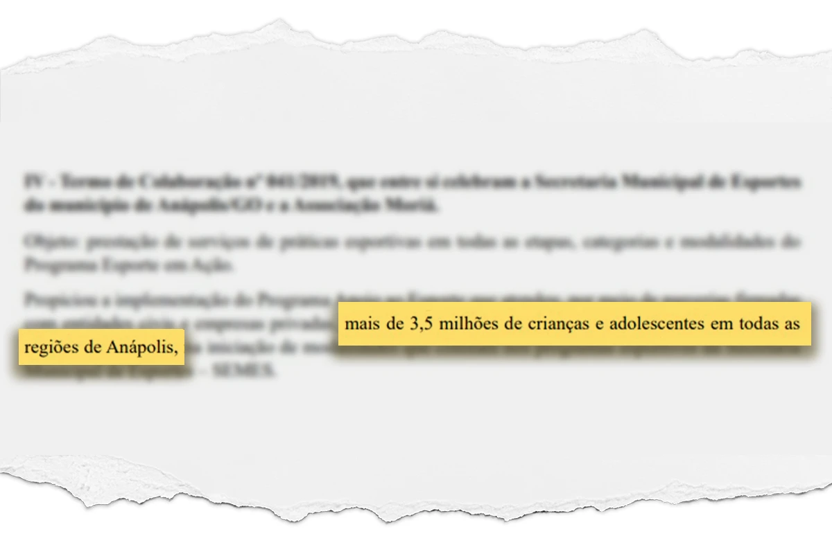 Emendas: associação diz ter atendido 3,5 milhões de pessoas em cidade com 398 mil moradores
