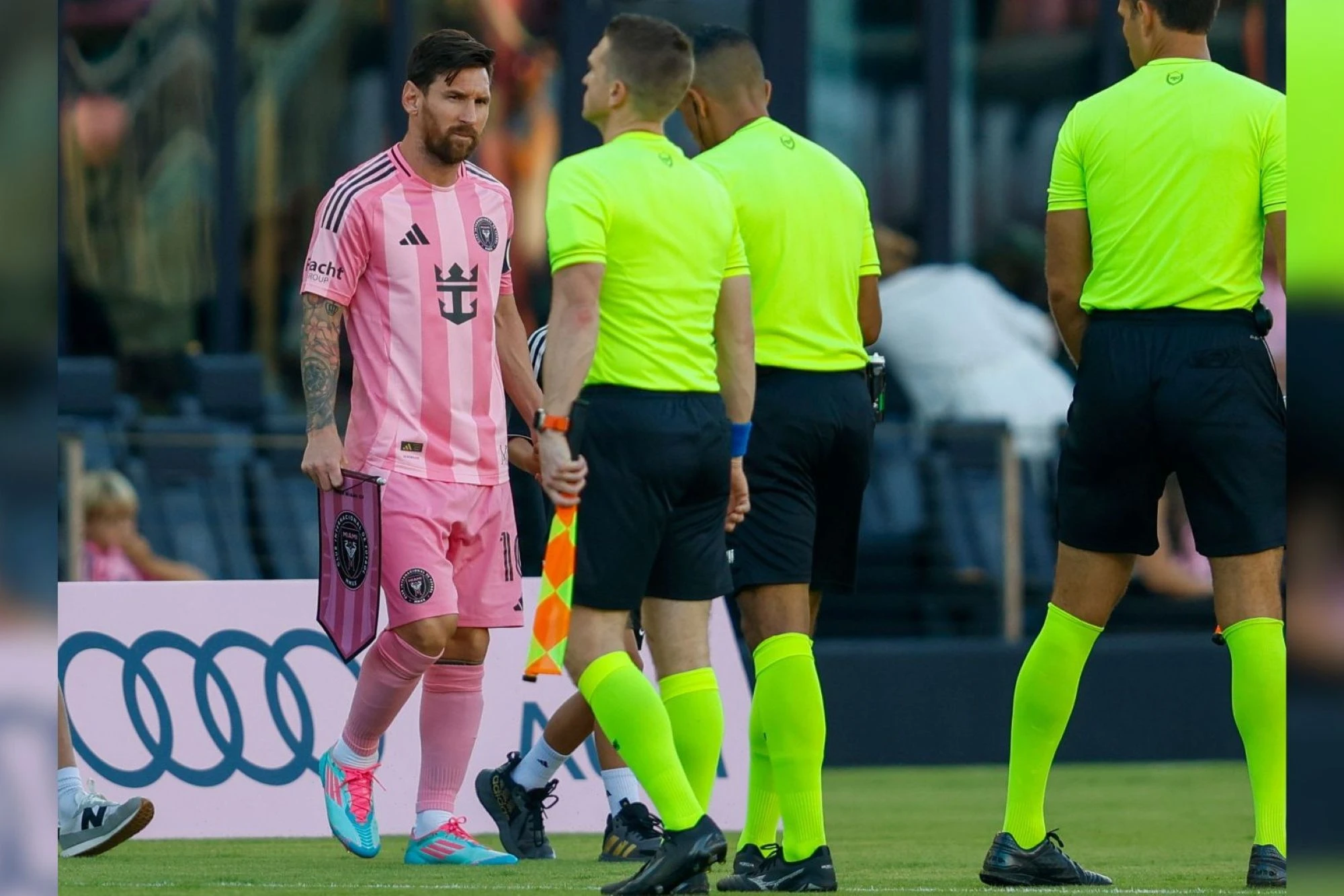 Messi critica arbitragem em jogo da MLS: “Não conhecia a regra”