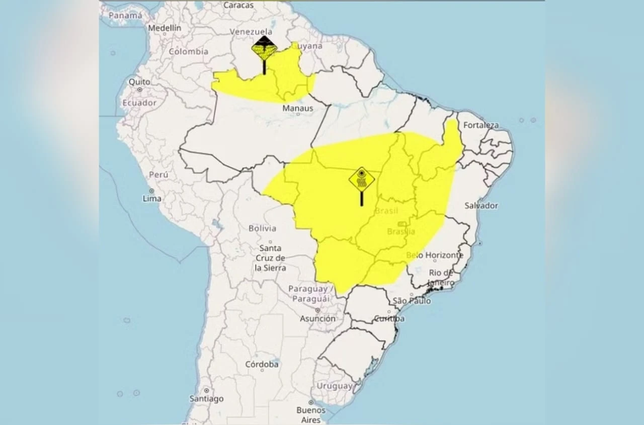 Inmet alerta para clima seco e quente em várias regiões; veja previsão