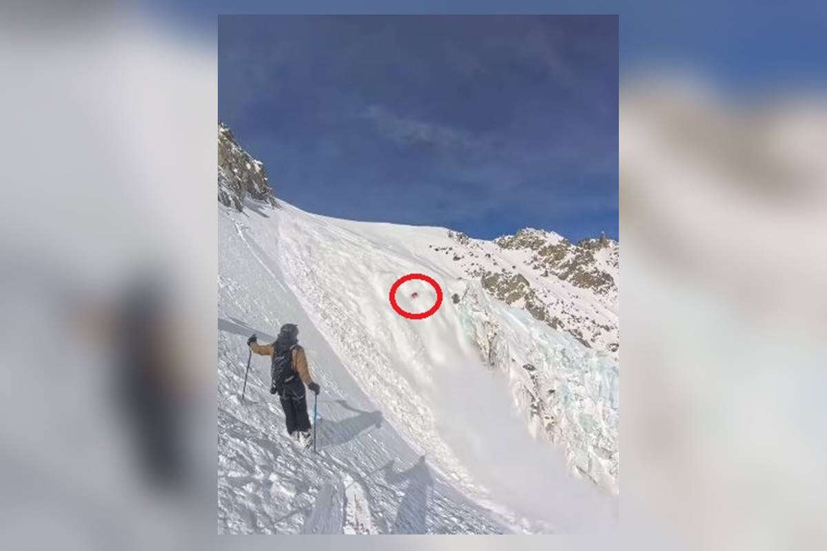 Vídeo: esquiador é encontrado vivo após ser “engolido” por avalanche