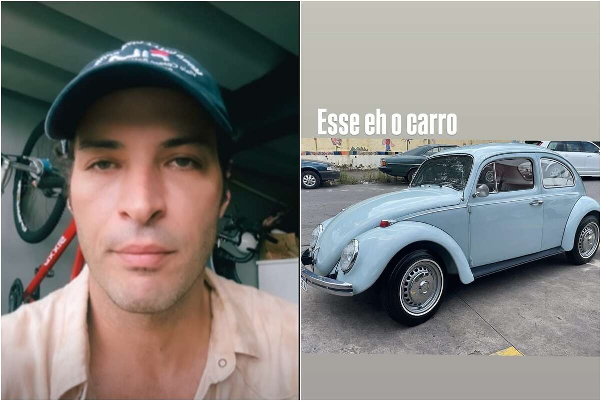 Leandro Lima recupera fusca furtado em São Paulo: “Graças à polícia”