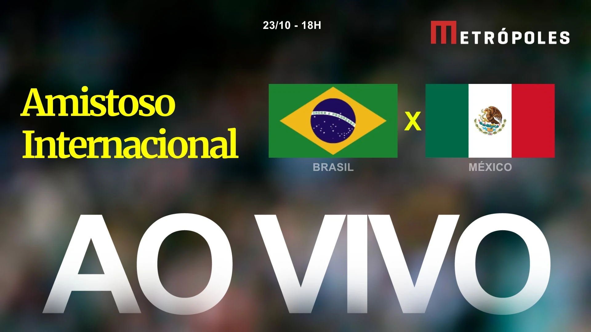 Sub-20: assista à partida entre Brasil x México ao vivo no YouTube