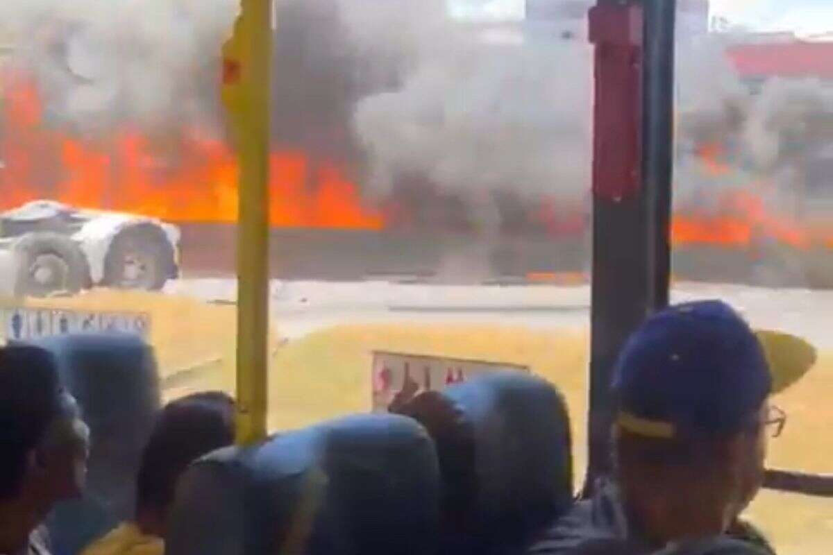 Vídeo: explosão de caminhão-tanque no Rio interdita a Via Dutra