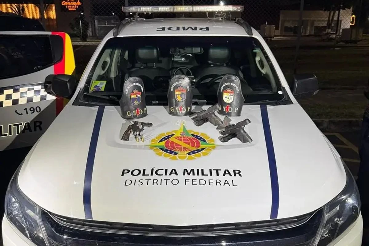 Trio tenta matar rival com tiro pelas costas na Asa Norte
