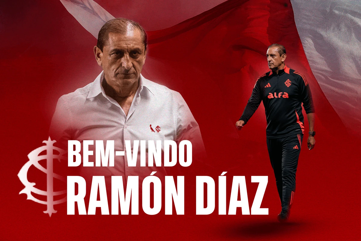 Ramón Diáz é anunciado como novo treinador do Internacional