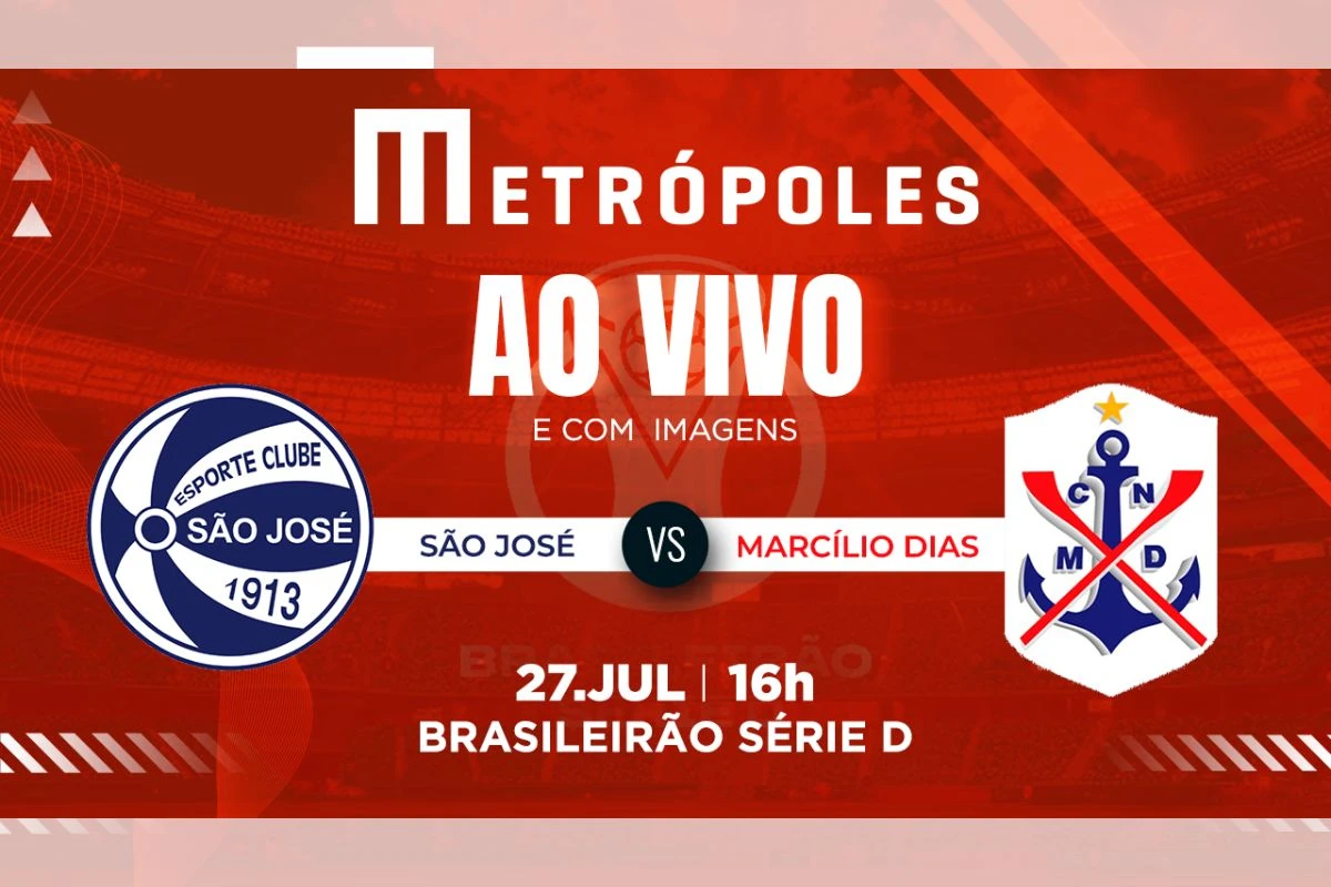 Série D: assista ao vivo e com imagens São José-RS e Marcílio Dias-SC