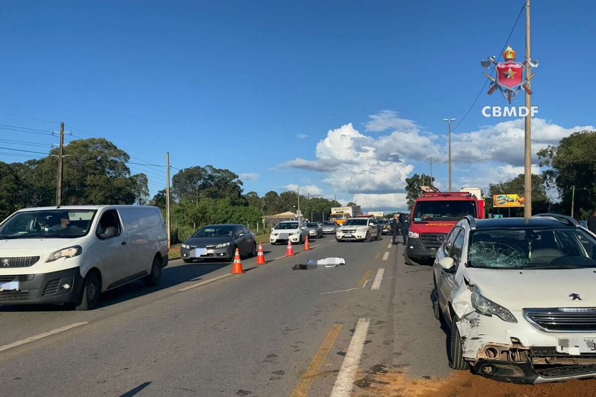 Acidentes de trânsito deixam 2 motociclistas mortos no DF neste sábado