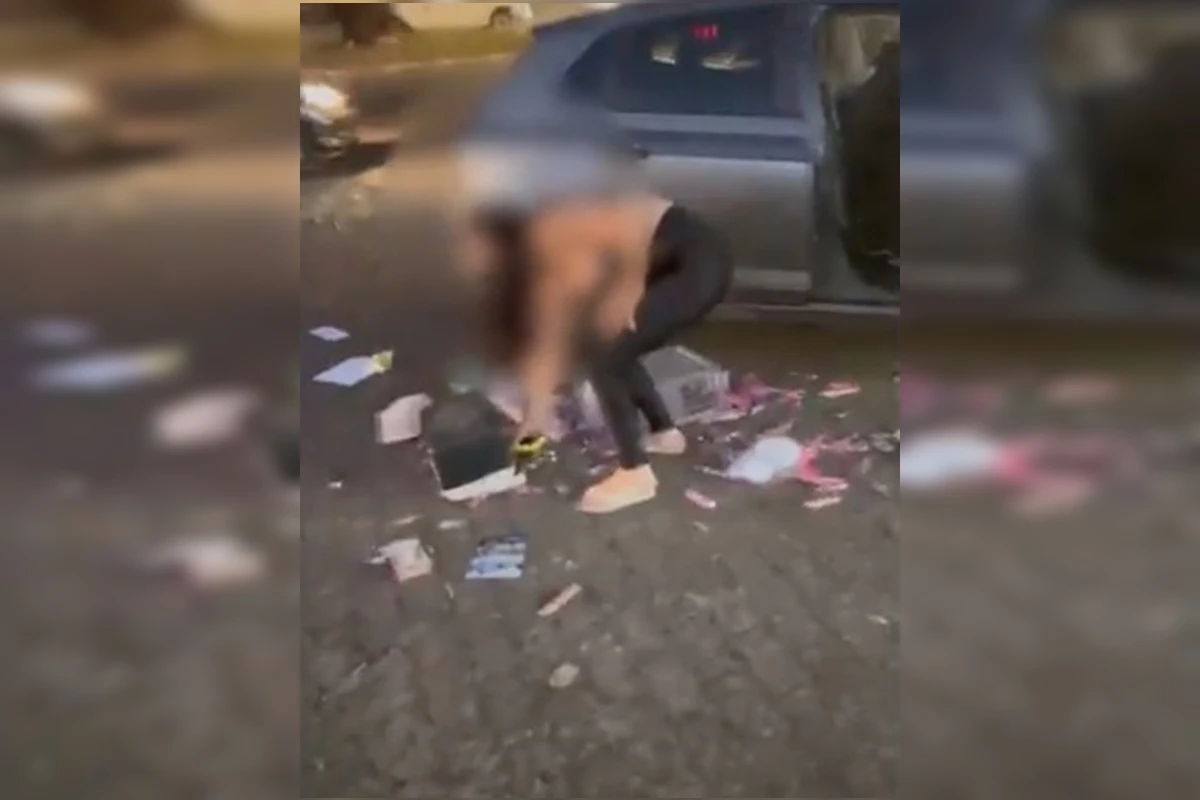 Vídeo: mulher ataca motorista de app e joga objetos na rua após batida