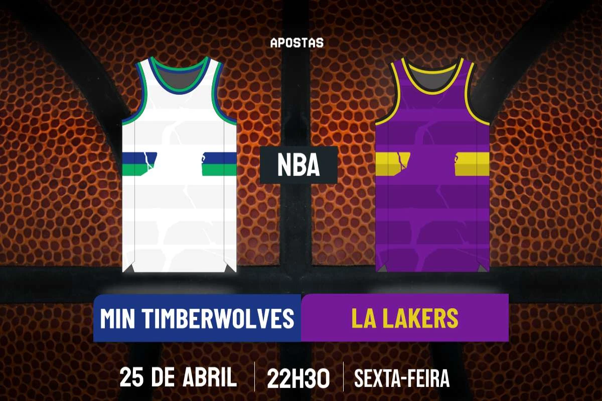 Palpite Minnesota Timberwolves x Los Angeles Lakers – NBA – 25/04/25